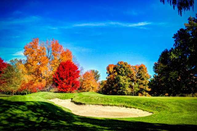 A view of a green at Harrison Lake Country Club