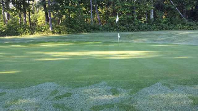 A view of the 5th green at Maplewood Golf Club