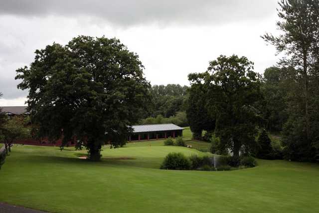 Great shot of the 18th on the Emerald Course