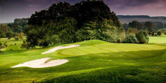 A view of hole #15 at Woll Golf Course.
