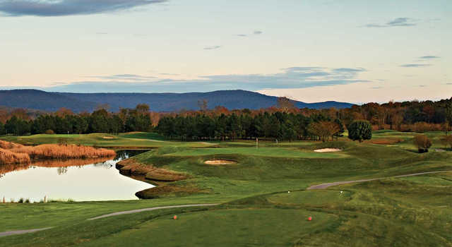 A view from tee #1 at Short from Hampton Cove Golf Course.
