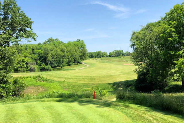 A view of the 14th fairway at Blackthorn Golf Club.