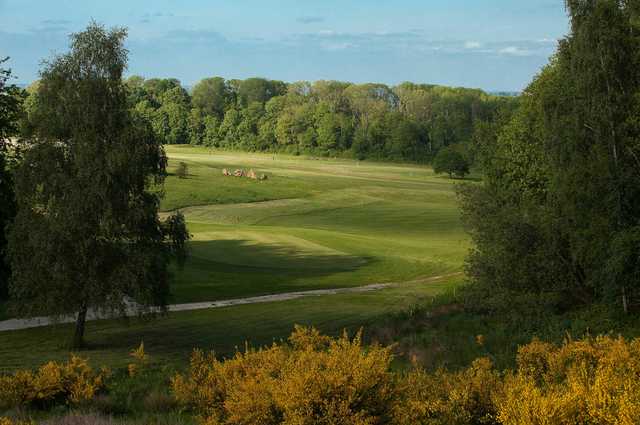 A view of a green at Golf de Maudetour