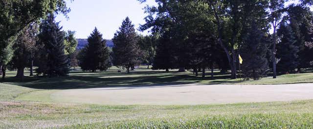 A view of a hole at Hilands Golf Club