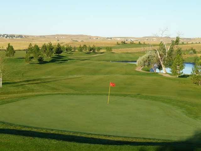 A view of a green at EagleRock Golf Course