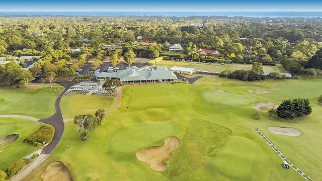 Aerial view from The North Course at Rosebud Country Club