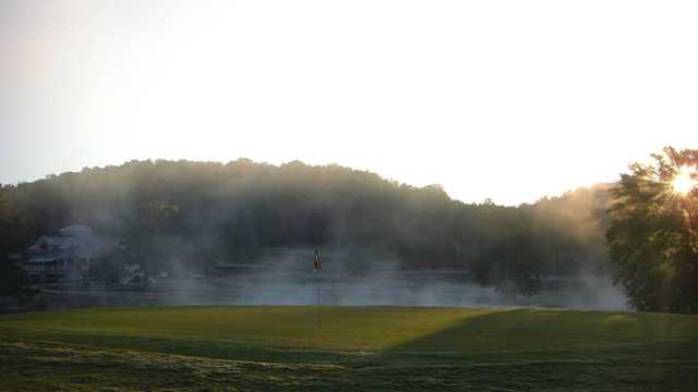 A view of a hole at Heritage Golf Course