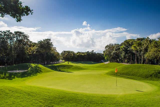 View of a green from Iberostar Playa Paraiso Golf Club.