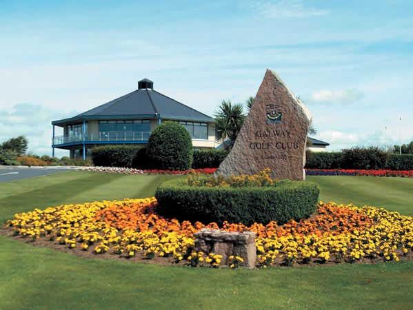 A view of the clubhouse at Galway Golf Club