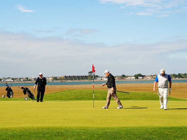 A view of a hole at St. Anne's Golf Club