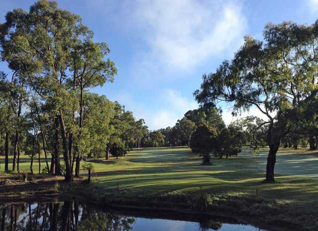 A view of the 15th fairway at Drouin Golf & Country Club.