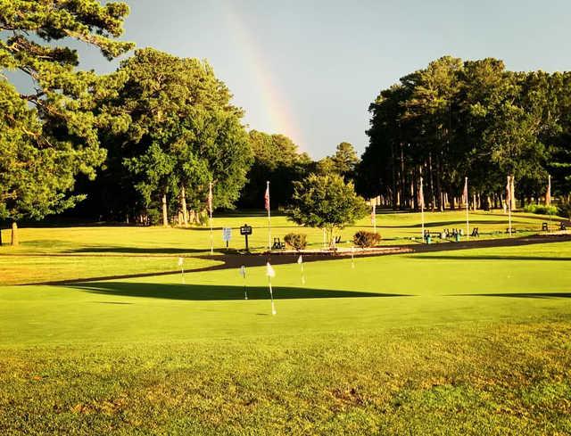A sunny day view from Mulligan's Pointe.