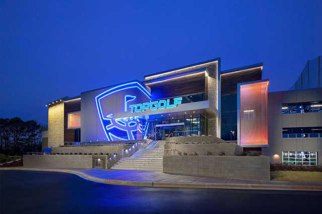Topgolf Huntsville by night