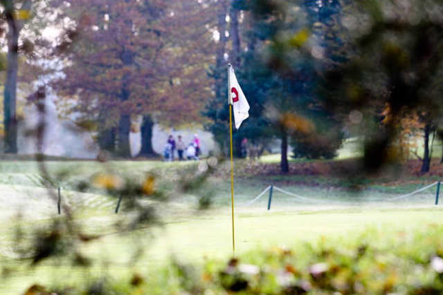 A view of a hole at Domaine du Tremblay Golf Club