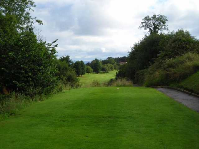 Elevated tee at Holywood Golf Club