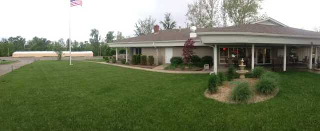 View of the clubhouse at Greensburg Country Club.