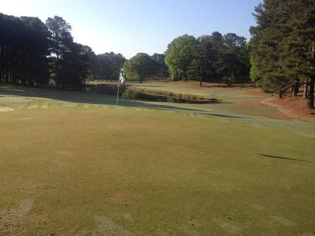 A view of a hole at Pine Hill Country Club