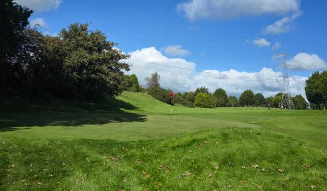 View of a green from Ashfield Golf Club.