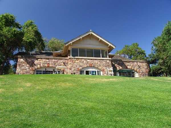 A view of the clubhouse at El Monte Golf Course