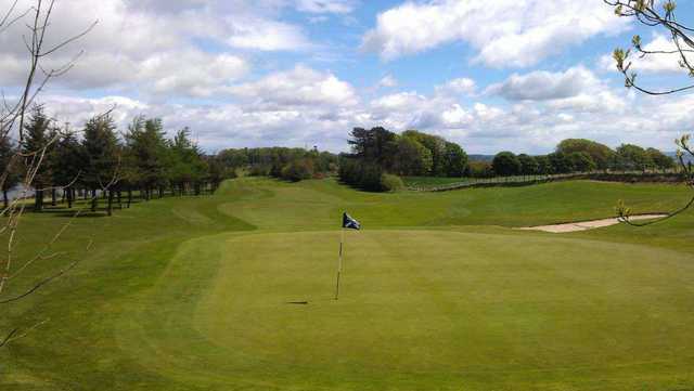 Looking back down the 4th at Piperdam Golf Club