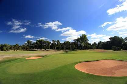 A view of the 18th green at Kooyonga Golf Club