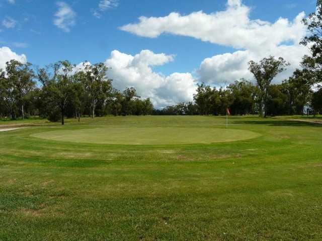 View of a green at Roma Golf Club