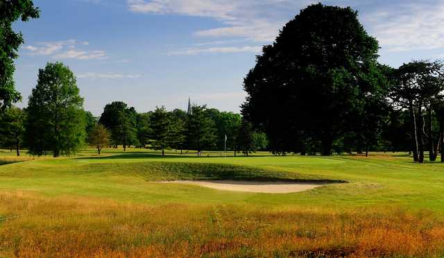 View of a green at Ed Oliver Golf Club.