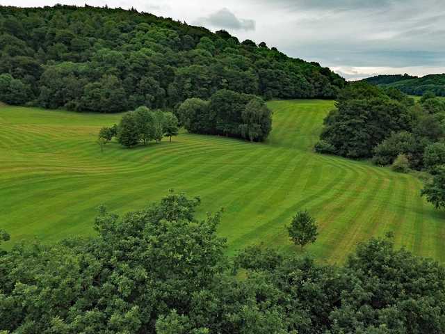 A view of a fairway at Bakewell Golf Club.
