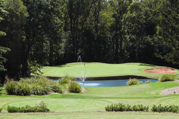 A view of the 7th hole at Toowoomba Middle Ridge Golf Club
