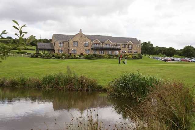A view over the water from Houghwood Golf Club