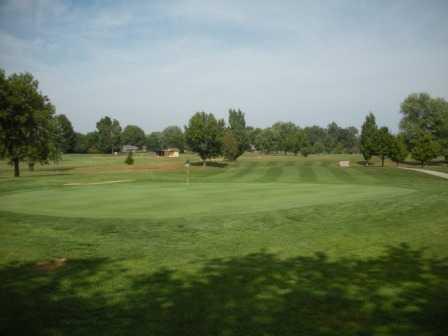 A view of green at Forest Park Golf Course