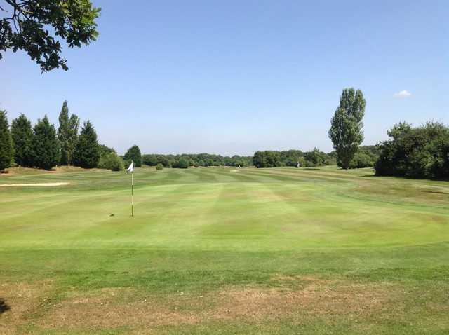 A beautiful view of the 8th green at Foxbridge Golf Club