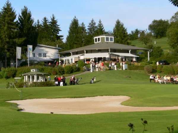 A view of the clubhouse at Heitlinger Golf Resort.