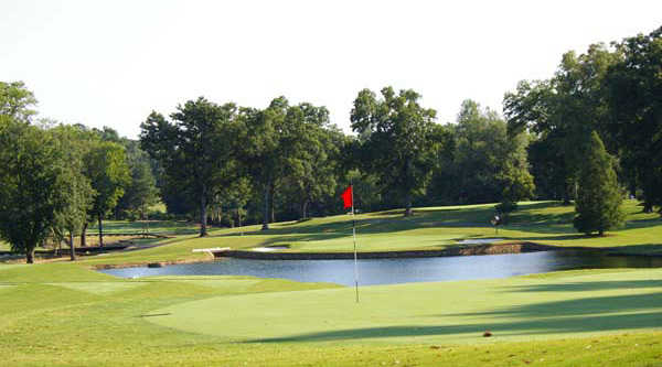 A view of the 10th hole at Charlotte Country Club