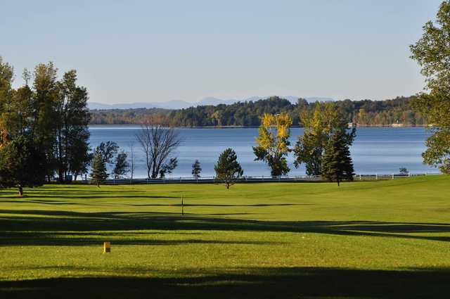 A view from a tee at Alburg Country Club