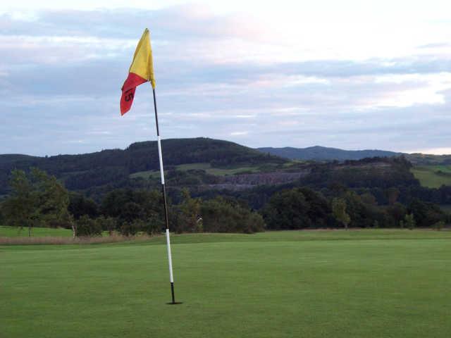 A view of a hole at Dalbeattie Golf Club
