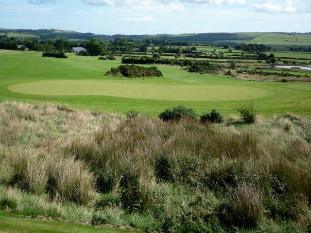 A view of a hole at Ballinastoe Golf Club