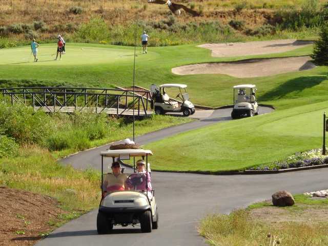 A view from Jeremy Ranch Golf & Country Club.
