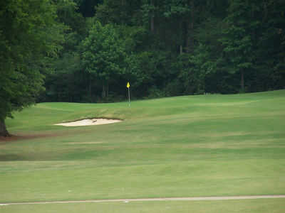 A view of green at Kilgore's Roundabout Plantation Golf Course