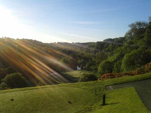 A view from a tee at Hermitage Golf Club