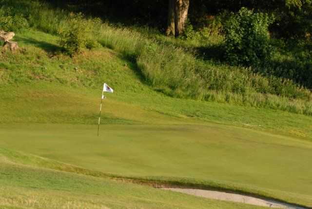 Tricky, undulating greens to make putts on