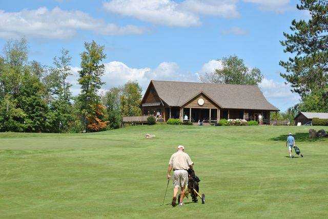 A view of a hole at Mountain View Country Club