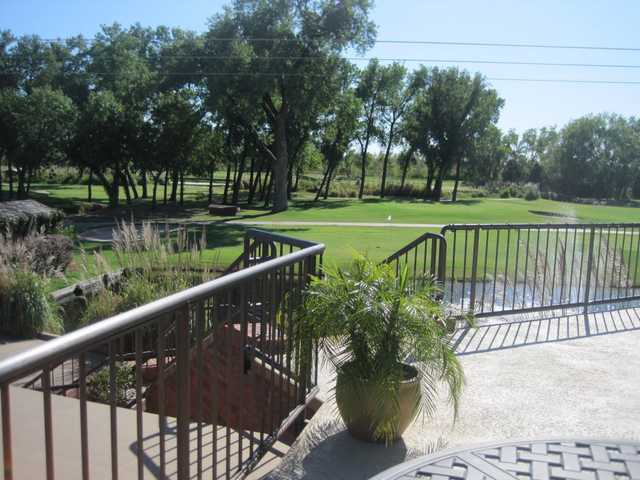 A view from the clubhouse at Trails Golf Club