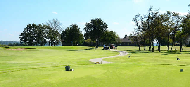 A view from a tee at Coves Golf Club.