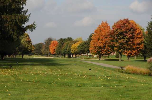 A view from a tee at Briar Leaf Golf Club