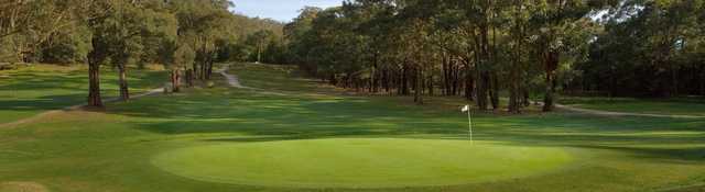 Looking back from a green at Cardinia Beaconhills Golf Links.