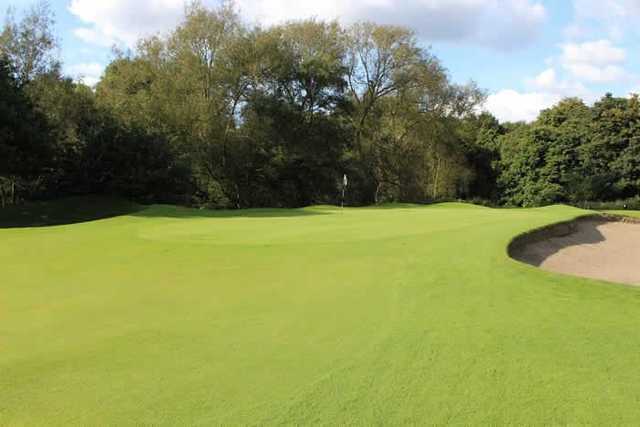 Welcoming approach on the 7th at Reddish Vale Golf Club