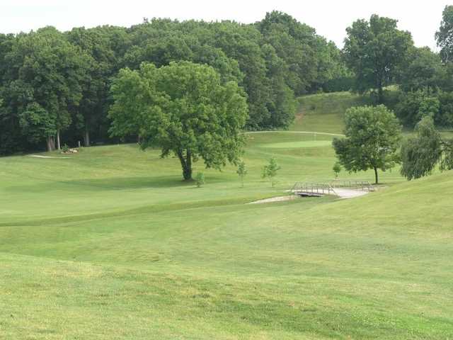 A view from a fairway at Forest Park Golf Course