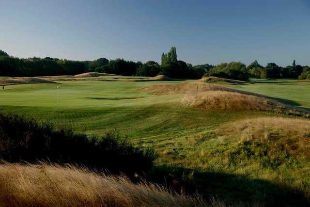 A view of a green at Pyrford Golf Club