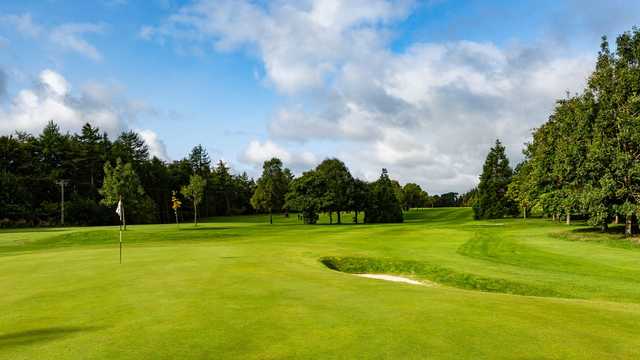 A view of a hole at Uphall Golf Club.